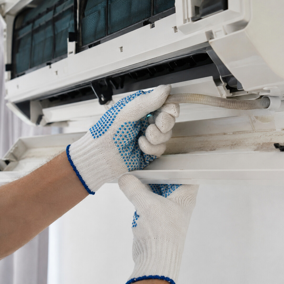 Controllo tecnico dello scarico e dei componenti interni dello split